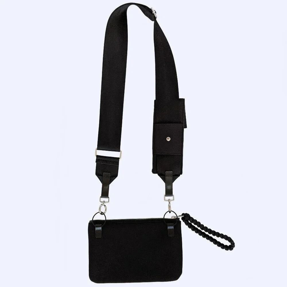 Athleta Revive Modular Black Crossbody Bag Like New - Picture 6 of 14